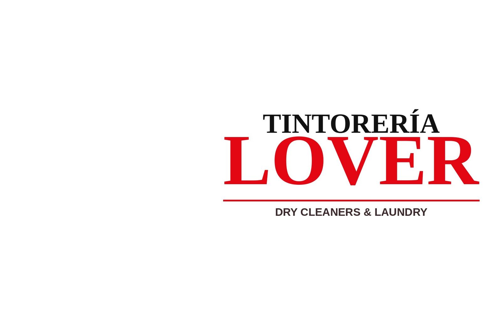 Logotipo de Tintorería Lover